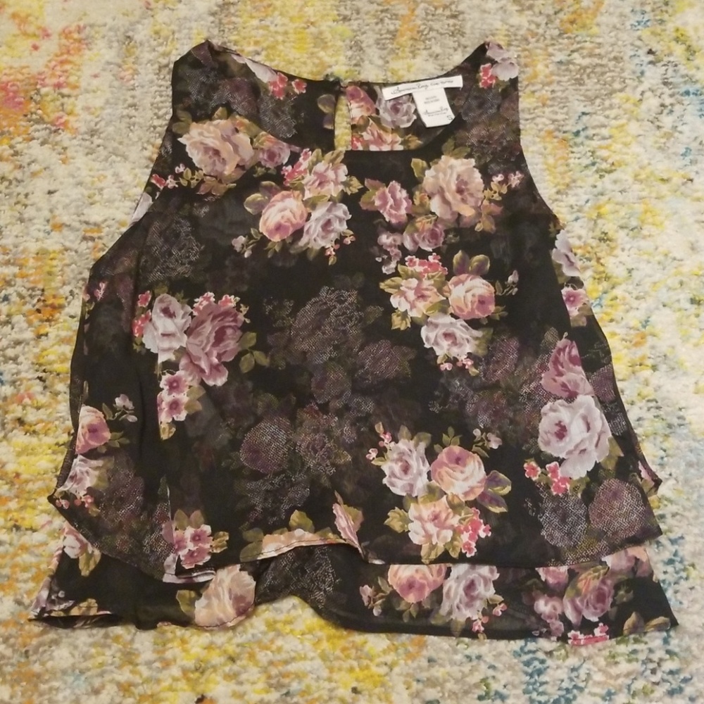 American Rag Floral Crop Top